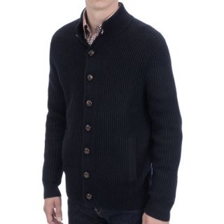 Toscano Ribbed Button Cardigan Sweater (For Men) 7436M 69