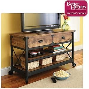 Better Homes and Gardens Rustic Country TV Stand with Optional Accent Pieces