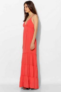 Pins And Needles Triangle Top Tiered Maxi Dress
