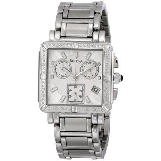 Bulova Womens 96R000 Stainless Steel Diamond Watch   11211526