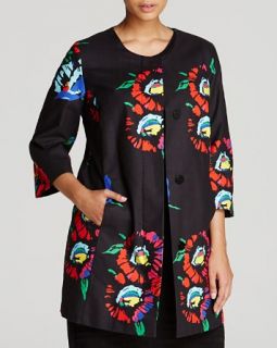 Marina Rinaldi Plus Chiostro Floral Print Jacket