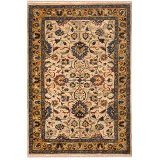 Sultanabad Handmade Beige Antique Area Rug by American Home Rug Co.