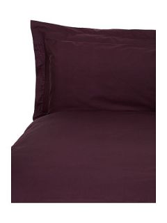 Linea 100% cotton super king duvet cover purple