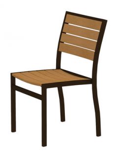 Euro Outdoor Dining Side Chair by POLYWOOD