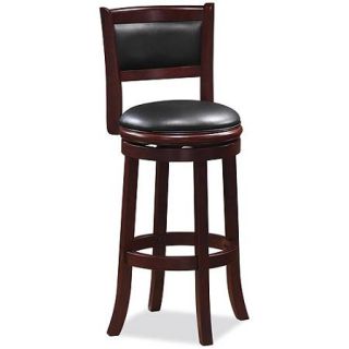 Augusta Swivel Counter Stool 24", Light Cherry