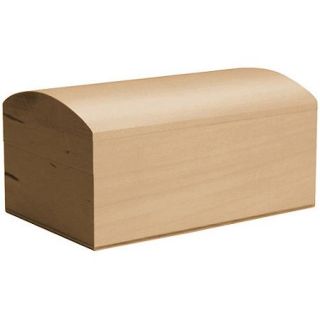 Walnut Hollow Basswood Rounded Hinged Box, 6.15" x 3" x 3.75"