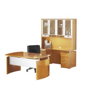 Mayline Group Napoli Series 4 PIece Standard Desk Office Suite