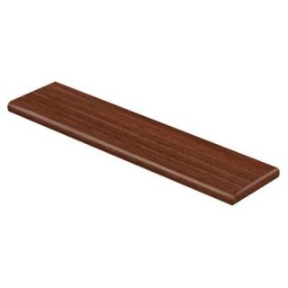 Cap A Tread Cedarwood 47 in. Long x 12 1/8 in. Deep x 1 11/16 in. Height Vinyl Right Return to Cover Stairs 1 in. Thick 016173610