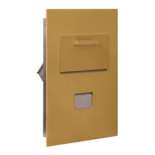 Salsbury Industries 3600 Series Collection Unit Gold USPS Rear Loading for 5 Door High 4B Plus Mailbox Units 3600C5 GRU