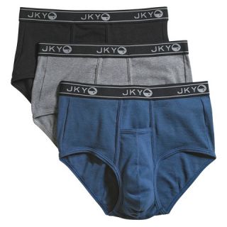 JKY® by Jockey Mens 3 Pack Mid Rise Cotton Briefs   Assorted Fashion