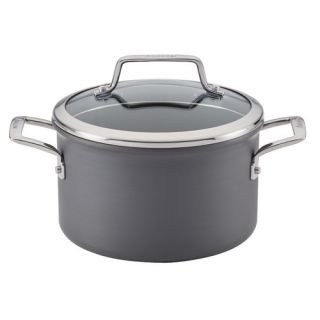 Rachael Ray Hard Anodized 8 qt. Stock Pot with Lid