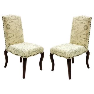 Monsoon Voyage Upholstered Black Dining Chairs (Set of 2)