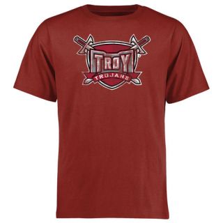 Troy University Trojans Cardinal Big & Tall Classic Primary T Shirt