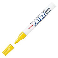 Sanford Uni Paint Markers Medium Point Yellow Pack Of 12