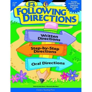 Creative Teaching Press Following Directions Gr 5 6