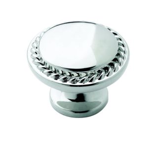 Amerock Traditional 1.25 Inch Chrome Cabinet Knob (Pack of 5