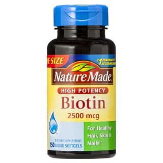 Nature Made High Potency Biotin 2500 mcg Softgels