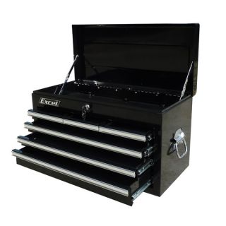 Excel 26 inch Steel Tool Chest with Six Ball Bearing Slide Drawers