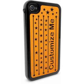 iPhone 4 and 4s Customized Phone Case   Stars Card Stand Design