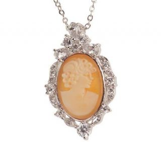 Jacqueline Kennedy Reproduction Cameo Necklace —
