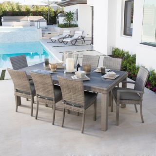 Cannes 9 Piece Dining Set with Cushions by RST Brands Outdoor