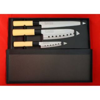 Concord Pro Line 3 Piece Sushi Santoku Chef Knife Set