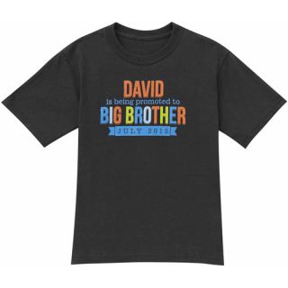 Personalized The Sibling Promotion Big Brother Toddler T Shirt Personalized Gifts