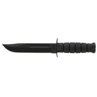 Ka Bar Full size Straight Edge Black Fixed Blade Knife