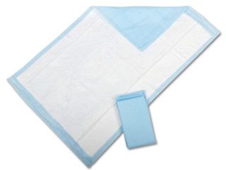 Medline 17" x 24" Disposable Urinary Incontinence Underpads, Case of 300