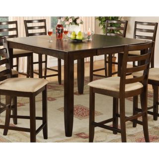 East West Furniture Fairwinds 5 Piece Counter Height Dining Set