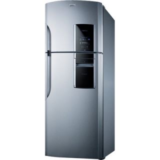 Summit Appliance 18 cu. ft. Top Freezer Refrigerator in Platinum