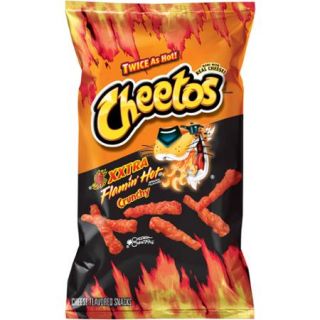 Cheetos XXtra Flamin' Hot Crunchy Cheese Flavored Snacks, 8.5 oz