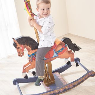 Teamson Kids Carousel Style Rocking Horse