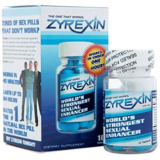 Zyrexin Dietary Supplement, 10 Tablets