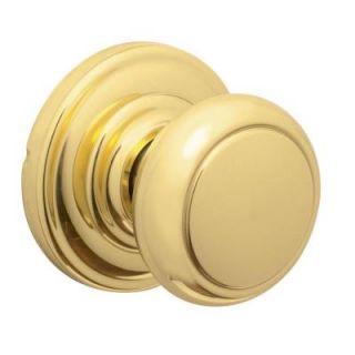 Schlage Andover Bright Brass Hall and Closet Knob F10 AND 605
