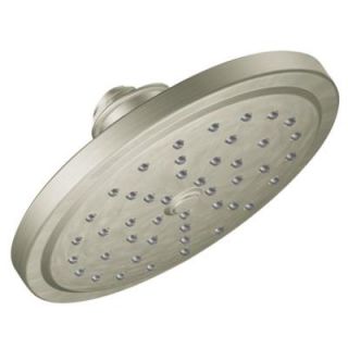 MOEN Fina 1 Spray 7 in. Eco Performance Showerhead Featuring Immersion in Brushed Nickel S176EPBN