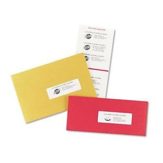 Laser/Inkjet Mailing Labels, Mini Sheet, Mini Sheet, 1 1/3 x 4, White, 150/Pack