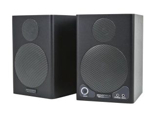 3 inch Powered Portable Monitor Speakers with Protective Grill (pair)