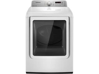 Samsung WA400PJHDWR and DV400EWHDWR Top Load Washer/Electric Front Load Dryer Combination, White