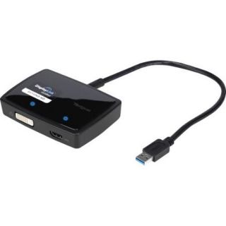 Targus Graphic Adapter   USB 3.0   2048 x 1152   1 x HDMI   1 x Total Number of DVI   2 x Monitors Supported