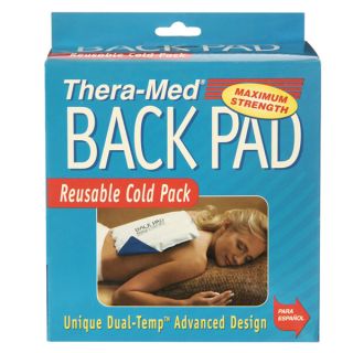 Thera Med Cold Therapy Moldable Reuseable Dual Temp Back Pads