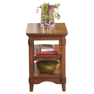 Cross Island Chair Side End Table   Medium Brown   Signature Design by