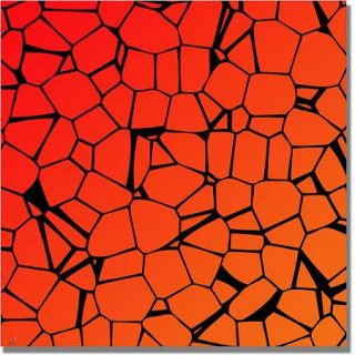 Trademark Fine Art "Crystals of Reds and Orange" Canvas Art