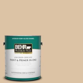 BEHR Premium Plus 1 gal. #N280 3 Louvre Semi Gloss Enamel Interior Paint 340001