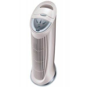 Honeywell HFD 110 Air Purifier, QuietClean Tower w/Permanent Washable Filter (124 Sq. Ft.)   White
