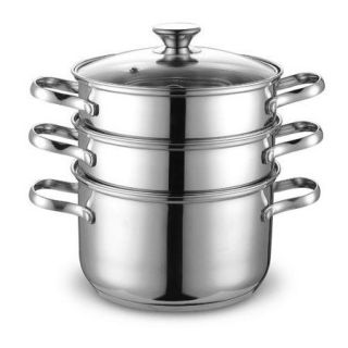 Cook N Home 4 Piece Stainless Steel Multi Pot Set