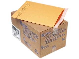 Sealed Air 10189 Jiffylite Self Seal Mailer, Side Seam, #4, 9 1/2x14 1/2, Gold Brown, 25/Carton