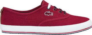 Womens Lacoste Amaud 116 1 Sneaker   Red Canvas