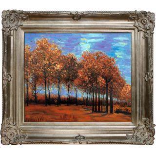Tori Home Autumn Landscape by Vincent Van Gogh Original Painting on