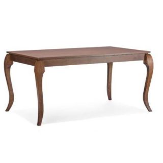 Epperton Brown Wood Modern Dining Table